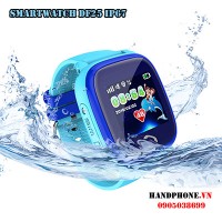 Điện thoại đồng hồ định vị Smartwatch DF25 IP67 Blue cho trẻ em