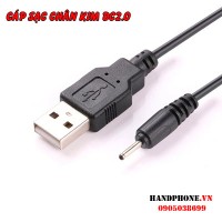 Cáp sạc USB chân kim DC2.0