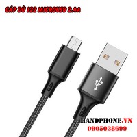 Cáp sạc bọc dù MicroUSB AG122 2.4A
