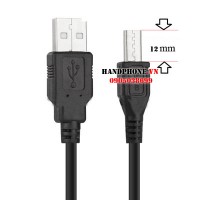 Cáp sạc kết nối data MicroUSB chân dài 12mm