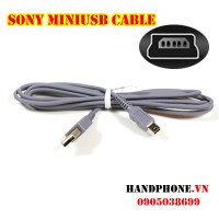 Cáp sạc, dữ liệu MiniUSB Sony cho máy ảnh, quay Video, Mp3 dài 1.5m