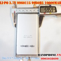 Pin Li-Po 3.7V 10000mAh 9960115 9960B5 (Lithium Polymer)