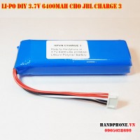 Pin DIY cho loa Bluetooth JBL Charge 3 / Charge 3 Version 2016  dung lượng cao 6400mAh