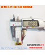 Pin Li-Po 3.7V 200mAh 351740 (Lithium Polymer)