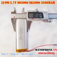Pin Li-Po 3.7V 3200mAh 903090 983090 (Lithium Polymer)