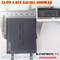 Pin Li-Po 3.85V 645464 4000mAh