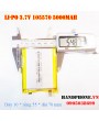 Pin Li-Po 3.7V 5000mAh 105570 985569 (Lithium Polymer)