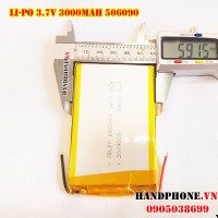 Pin Li-Po 3.7V 506090 3000mAh