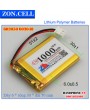 Pin Li-Po ZonCell 3.7V 1000mAh 603050 603048