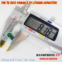 Pin Tụ 8012 0812 45mAh 3.7v cho Tai Nghe Bluetooth