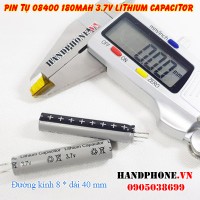 Pin Tụ 08400 180mAh 3.7v cho Tai Nghe Bluetooth