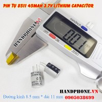 Pin Tụ 8511 45mAh 3.7v cho Tai Nghe Bluetooth