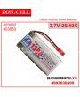 Pin Li-Po ZonCell 3.7V 1300mAh 803060P25 dòng xả cao 35/50C