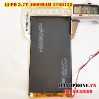 Pin Li-Po 3.7V 4000mAh 3766125
